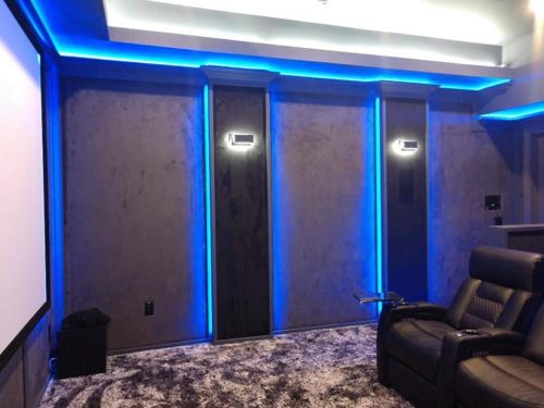 Custom home theater installation photo 6 of 14
