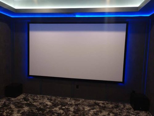 Custom home theater installation photo 5 of 14
