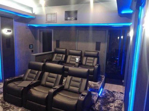 Custom home theater installation photo 3 of 14