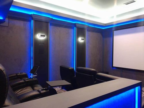 Custom home theater installation photo 1 of 14