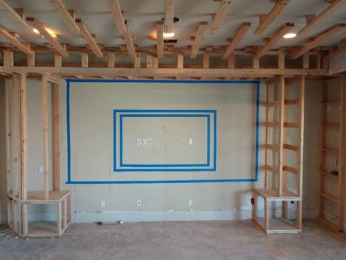 Custom home theater installation photo 6 of 10