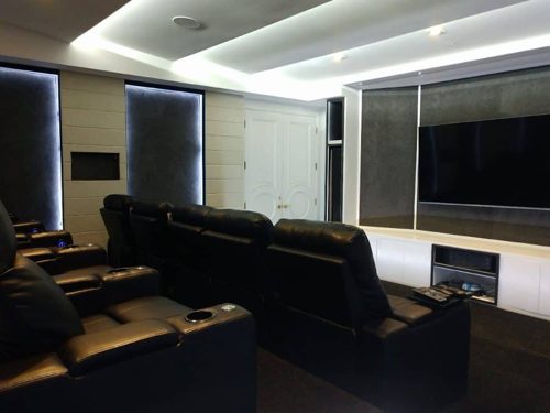 Custom home theater installation photo 2 of 10