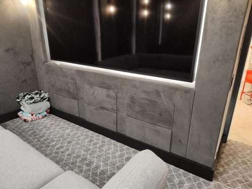 Custom home theater installation photo 6 of 9